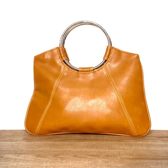 None Handbags - Vintage Faux Leather Bag